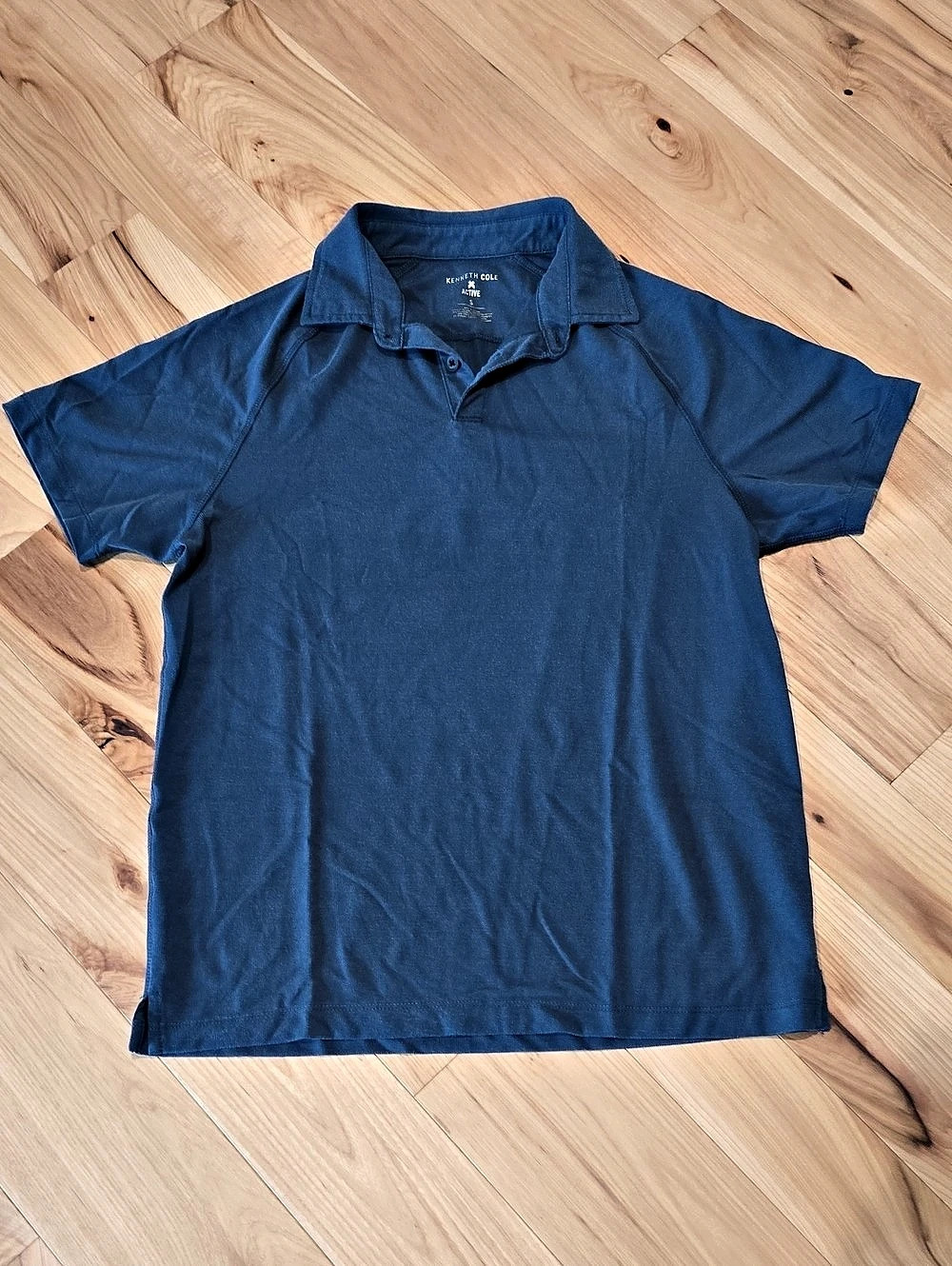 Kenneth Cole Active Polo Men'Small Blue Polo Size Small